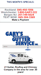 Mobile Screenshot of garysgutterservice.com